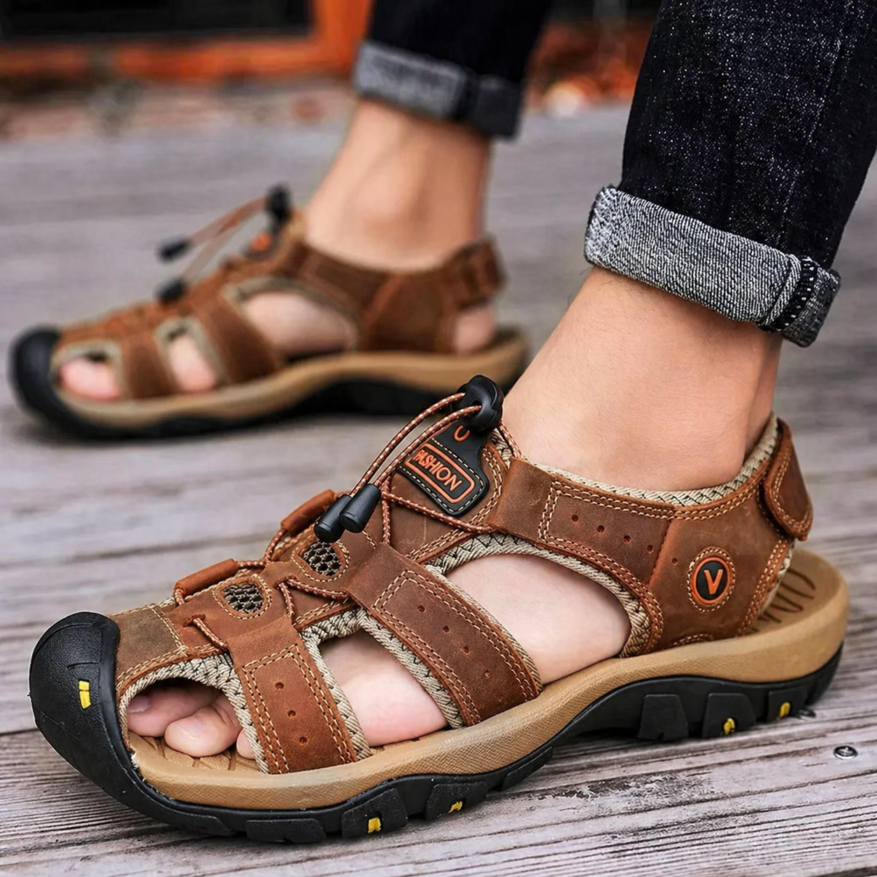 ErgoStride™ – Komfort-Sandalen für Männer für jedes Terrain